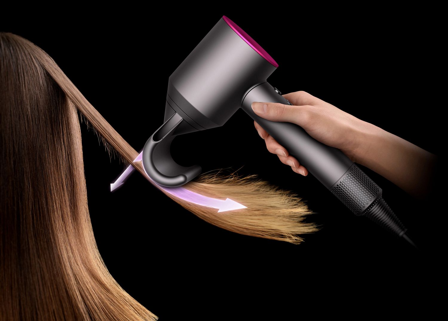 Dyson hair clearance dryer with attachments